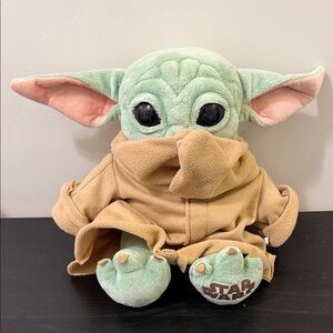 Build-A-Bear Star Wars Baby Yoda Green and Tan Plush Toy